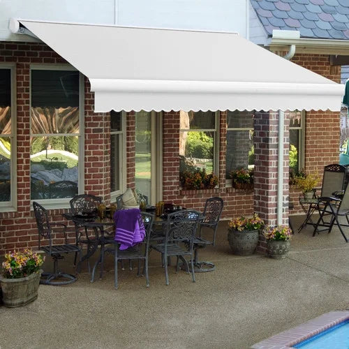 Motorized Retractable Awning with Remote V956