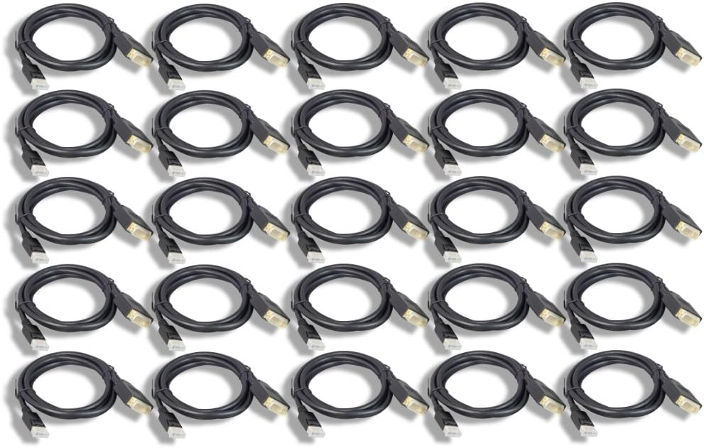 Displayport to DVI Cable 3' 25 Pack F73770