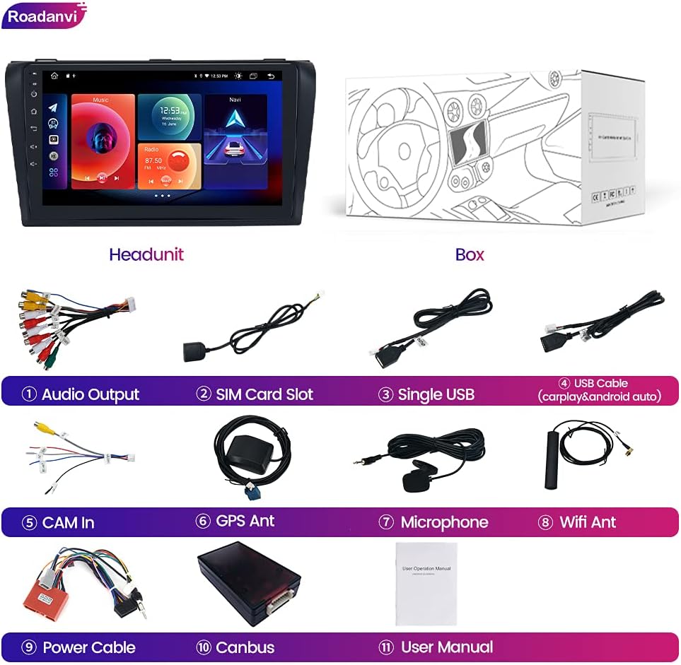 Car Stereo Bluetooth Radio with Touch Screen S52142