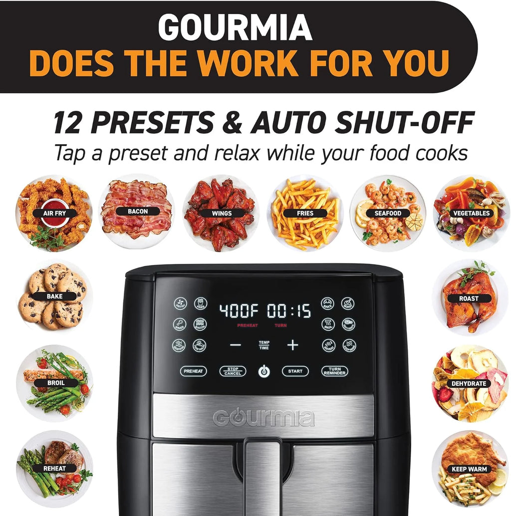 8 Quart Air Fryer Black Z69347