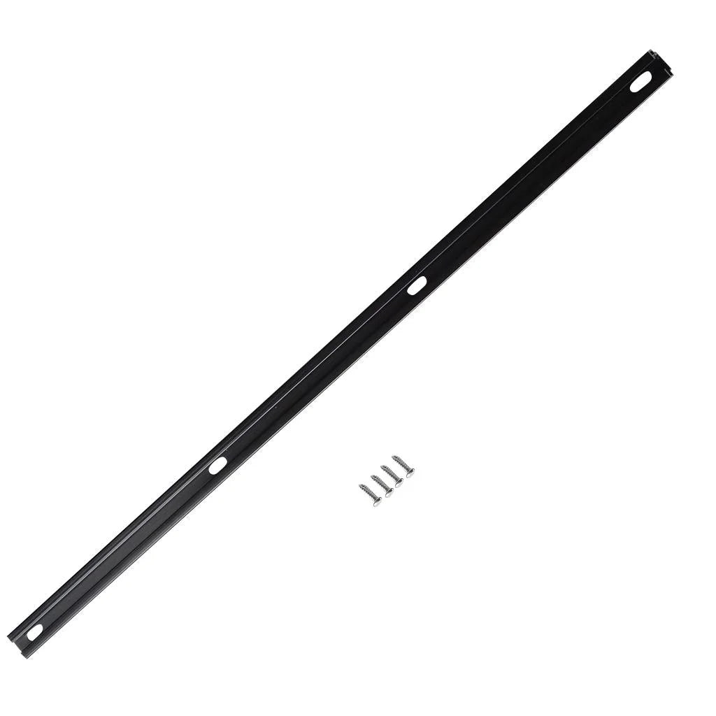 Aluminum 60cm Marine Boat Rail Bracket for Fishing Rod Holder with 4 Screws Hardware Z99706