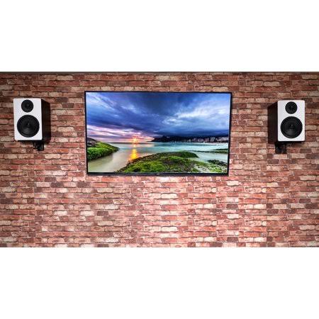 Powered USB Studio Monitor Speakers with Wall Brackets K491187