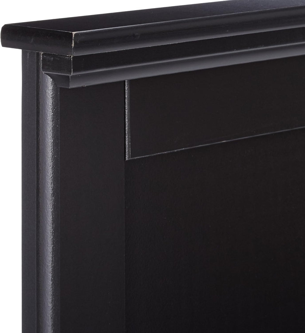 Rustic Farmhouse Panel Headboard King/California Black Q71807
