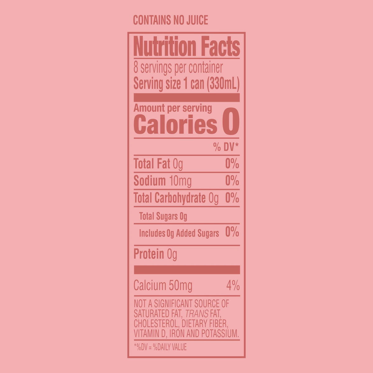 Pink Grapefruit & Citrus Flavored Mineral Water with CO2 Added, 8 Pack of 11.15 Fl Oz Cans N8606