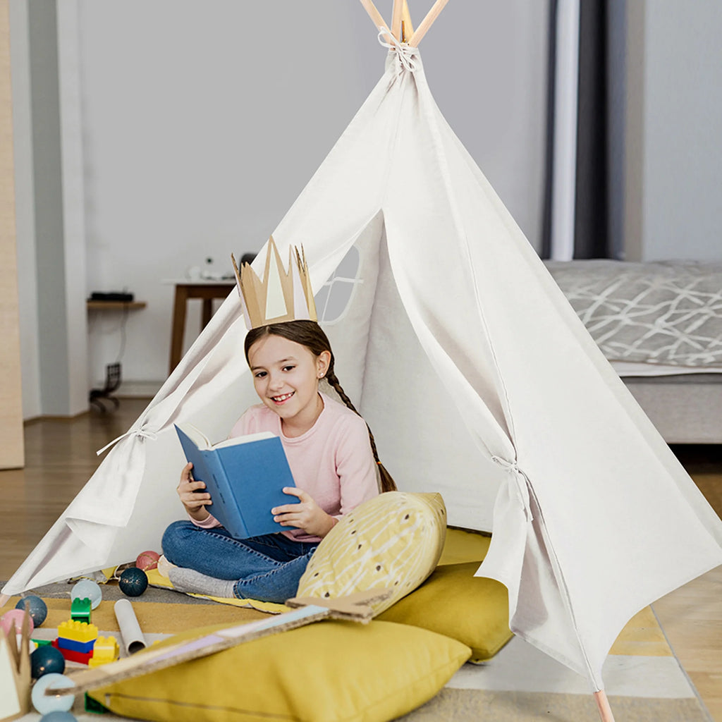 Canvas Teepee Tent for Kids X1754