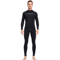Men One Piece Swimsuit with Back Zipper Quick Dry Long Sleeve Surf Suit Q99736