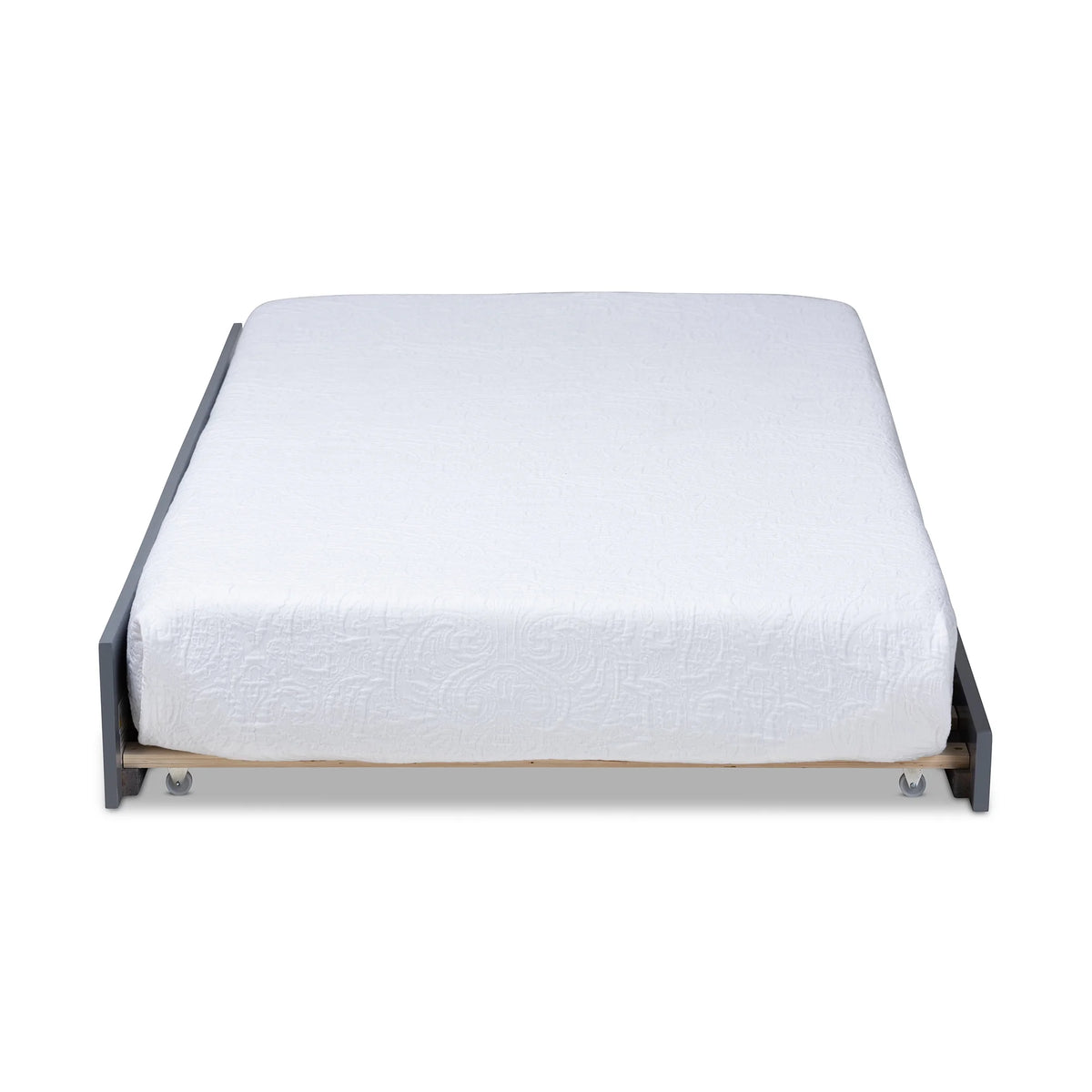 Gray Finished Wood Twin Size Trundle Y5853