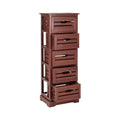 Red 5 Drawer Cabinet F218678