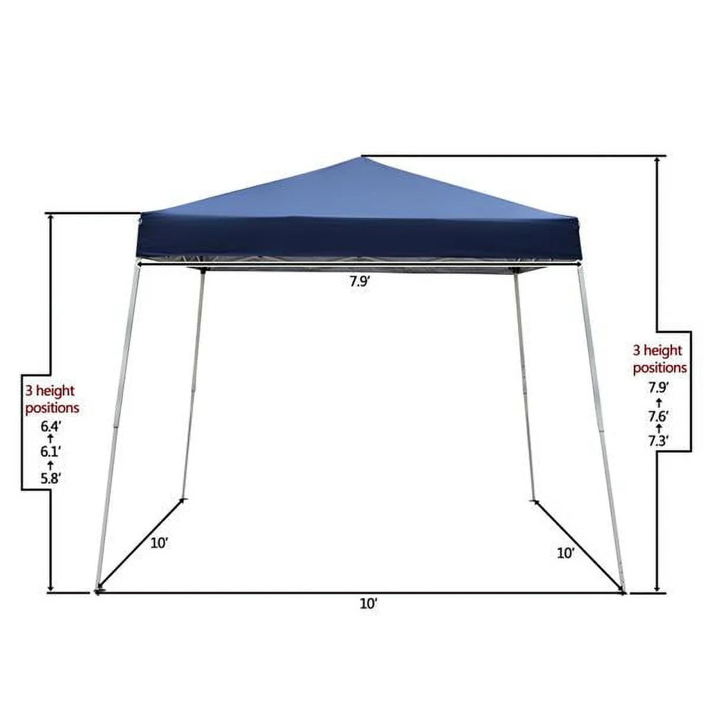 3 x 3M Waterproof Folding Tent Blue K137558