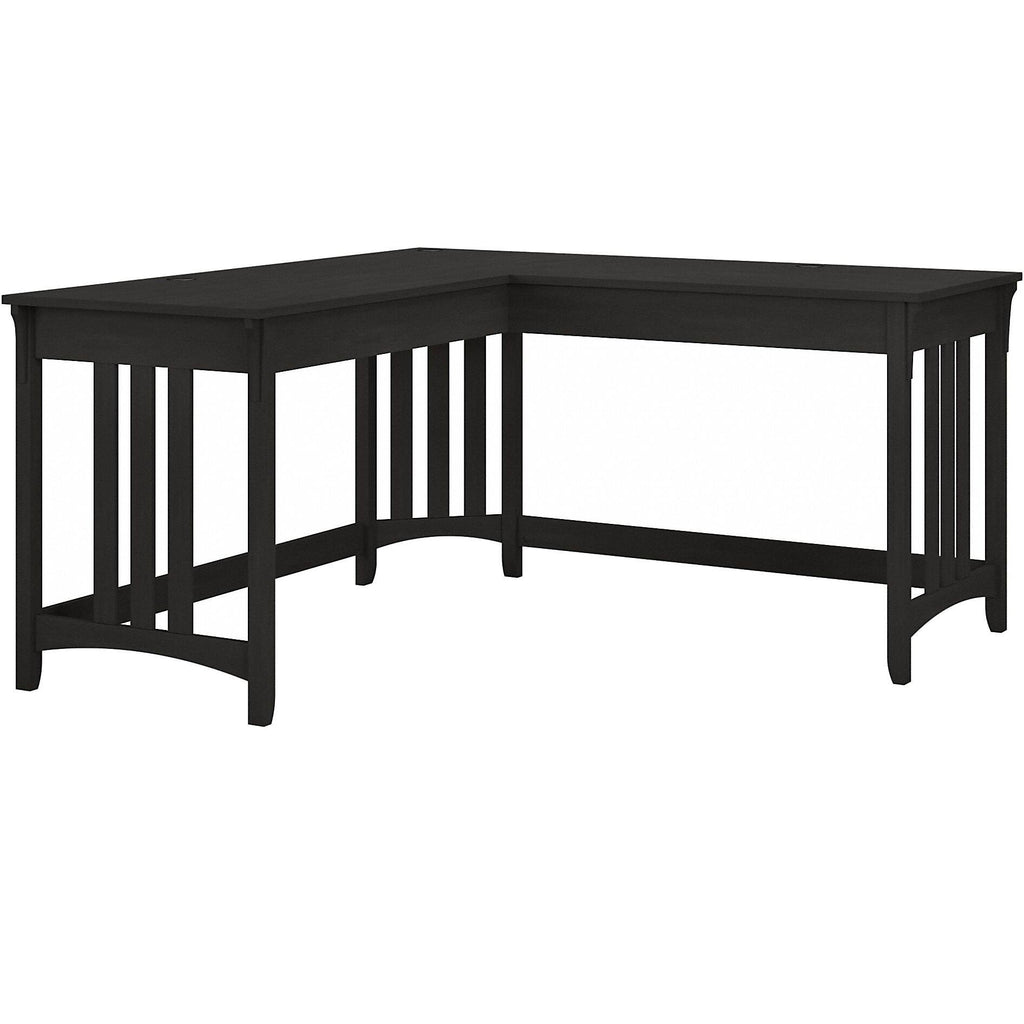 Vintage Black L Shaped Writing Desk X763