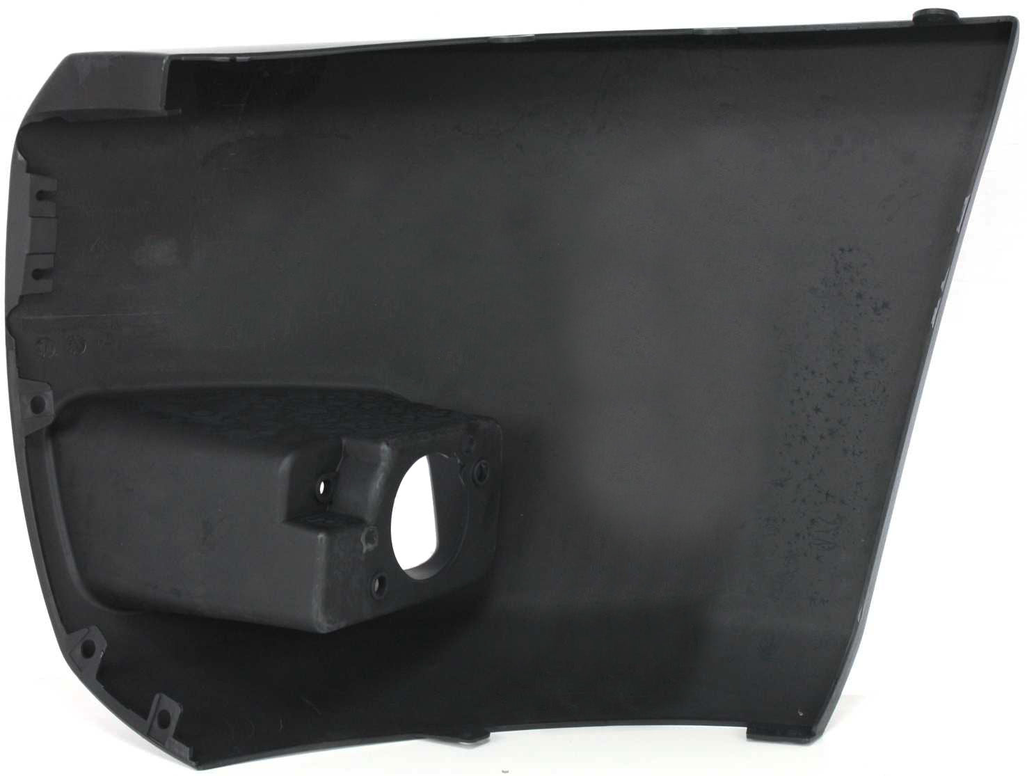 Primed Front Bumper End RH with Fog Light Hole Z627033