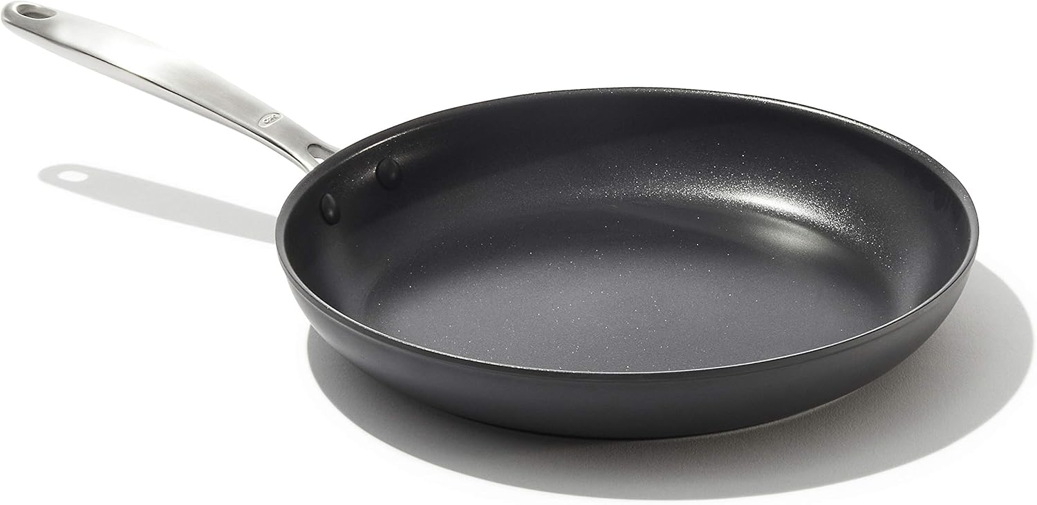 Gray 8-Inch Non-Stick Open Frypan E3380