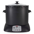 Black Vertical Infrared Turkey Roaster Q536
