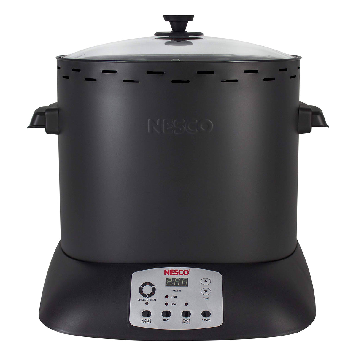 Black Vertical Infrared Turkey Roaster Q536