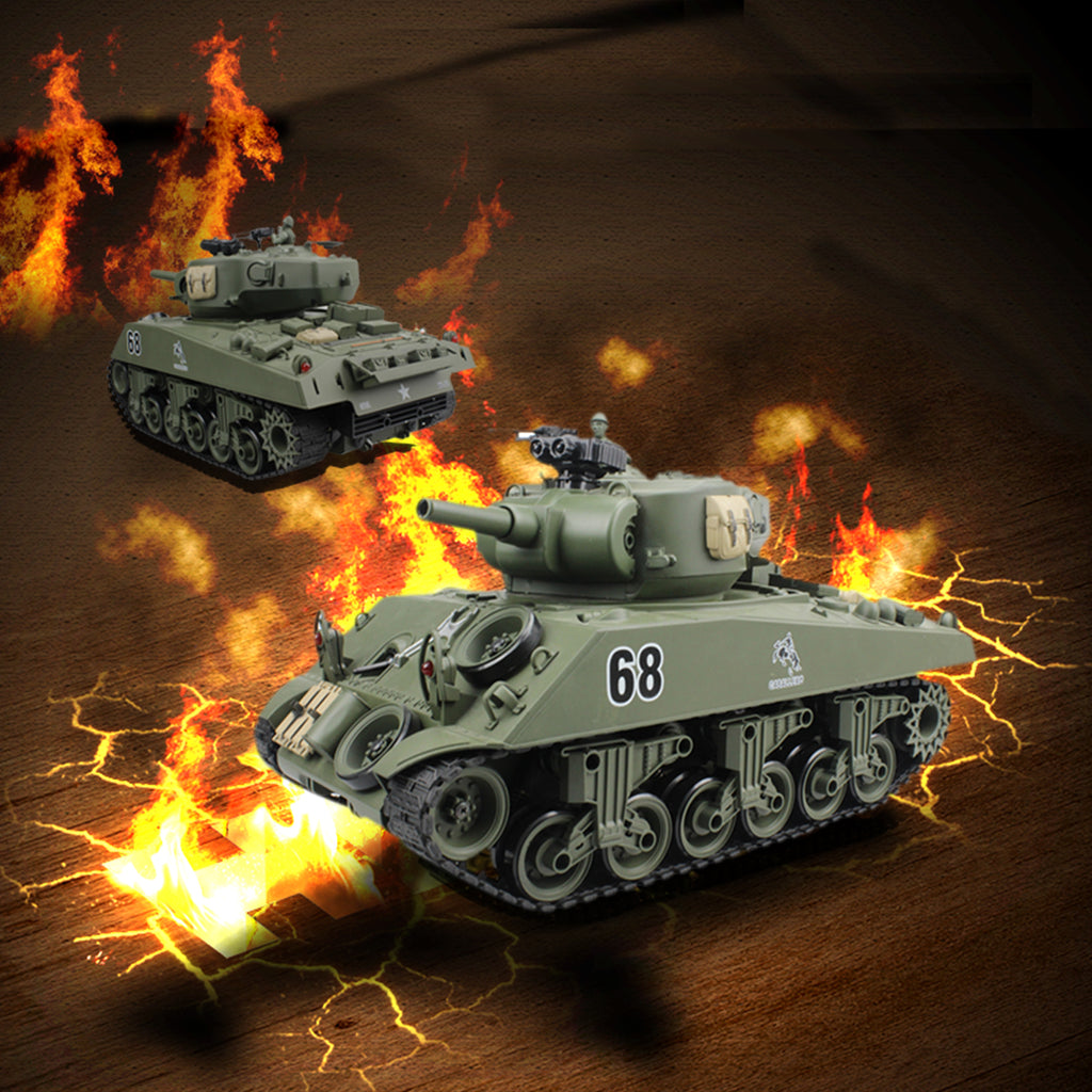 1/20 RC Shooting Ball Tank Toys with 100 BB Bullets M190096