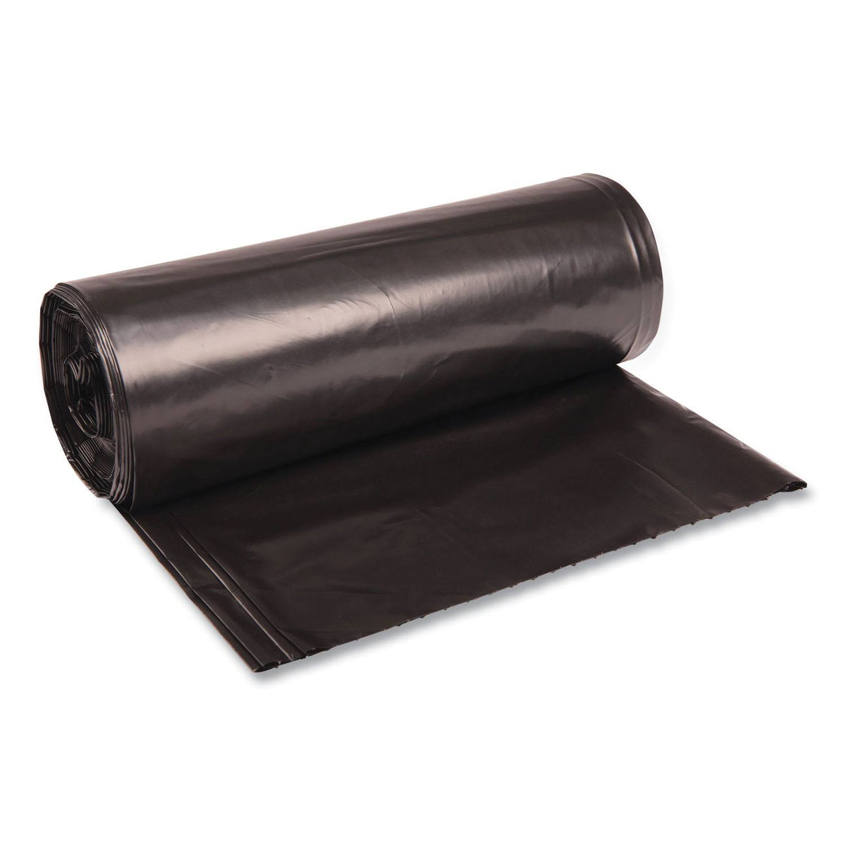 Black 60-Gallon Can Liners, 2 mil, 100/Carton I296635