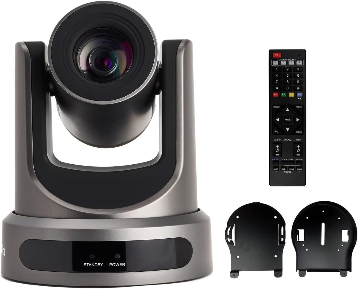 20X-SDI Gen2 Live Streaming Camera, Grey, with Universal Ceiling Mount, Black T6168