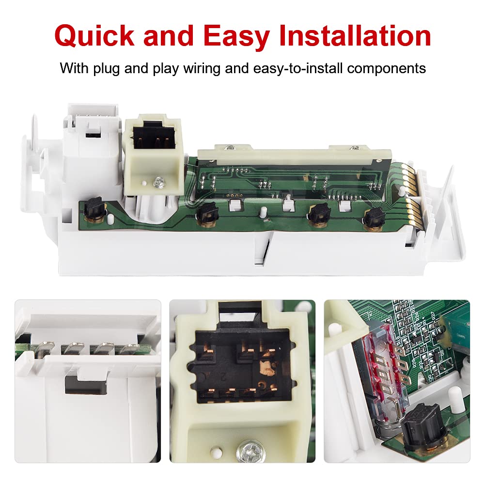 HVAC Climate Control Module Heater A/C Control Switch Panel Controller Board Pack of 2 I367577