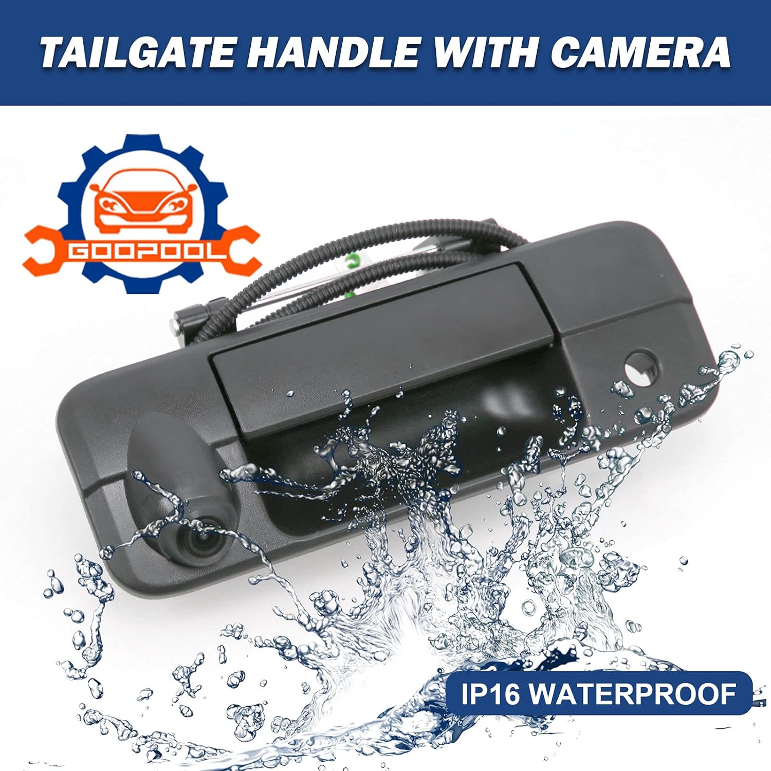 Tailgate Backup Camera Rear View Handle I63512