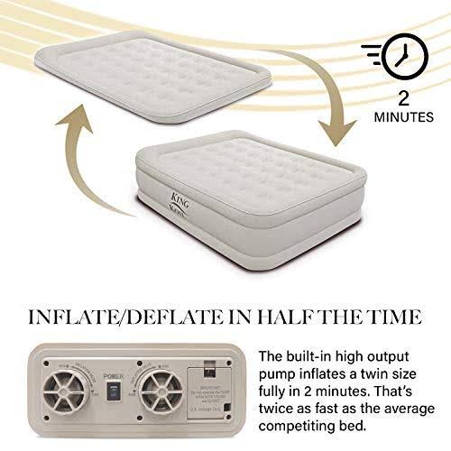 Queen Size Air Mattress with Built-in Pump Z981218