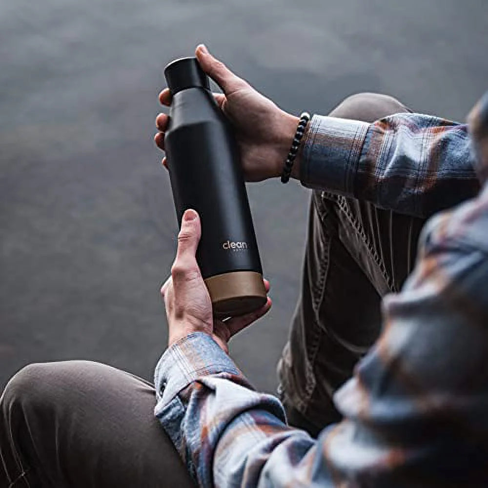 Aqua 17 oz Vacuum Insulated Stainless Steel Water Bottle U522
