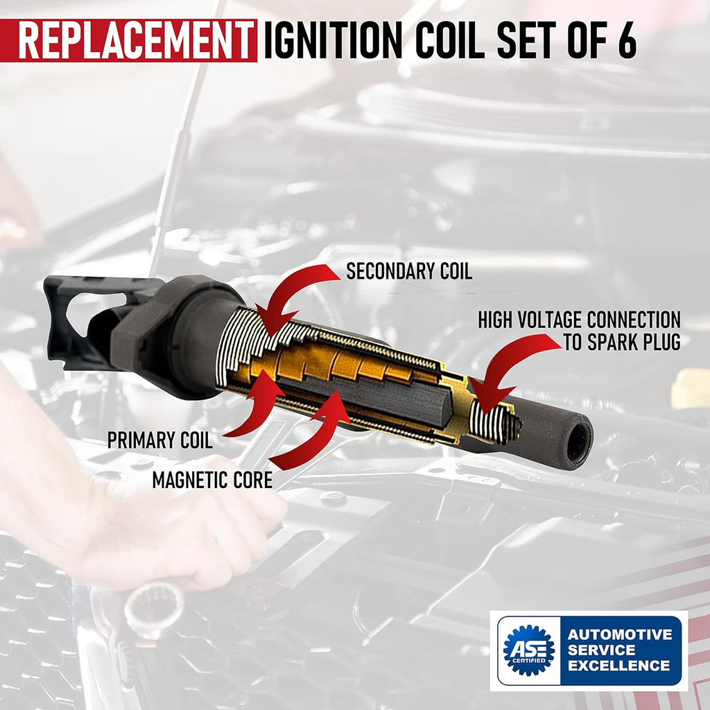 Ignition Coil Pack Set of 6 M781806