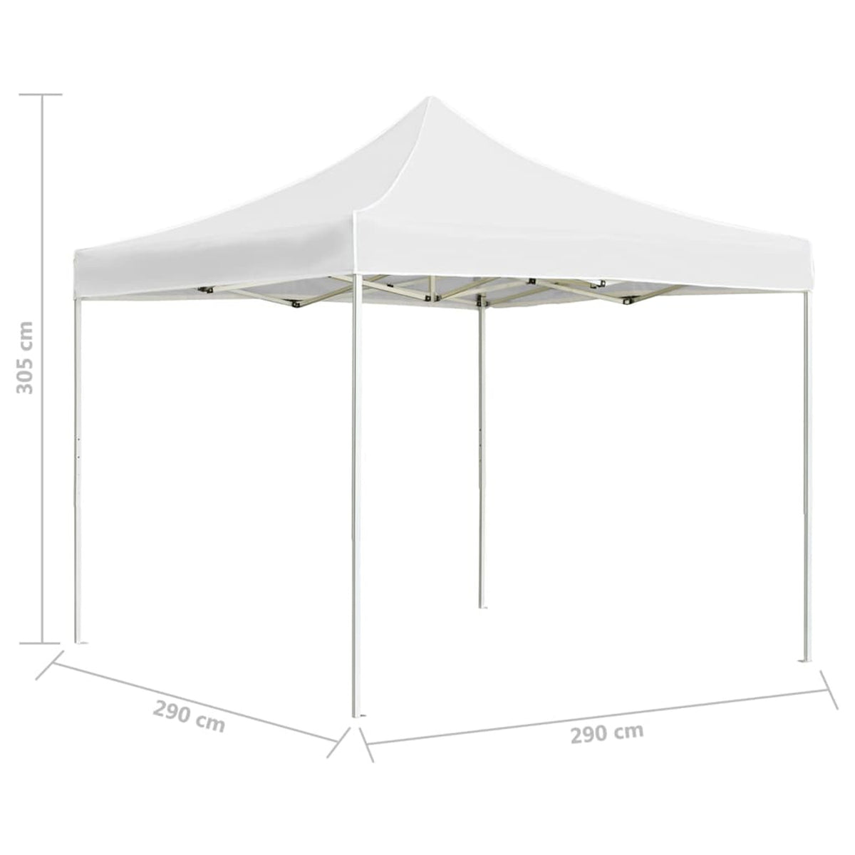White Aluminum Folding Party Tent N5992