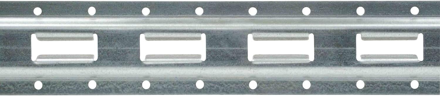 8 Pack 5' Vertical E-Track Galvanized Steel Tie-Down Rail H11115