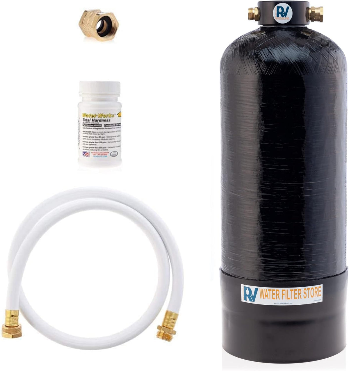 Portable 8,000 Grain RV Water Softener with 3/4" Fittings S278