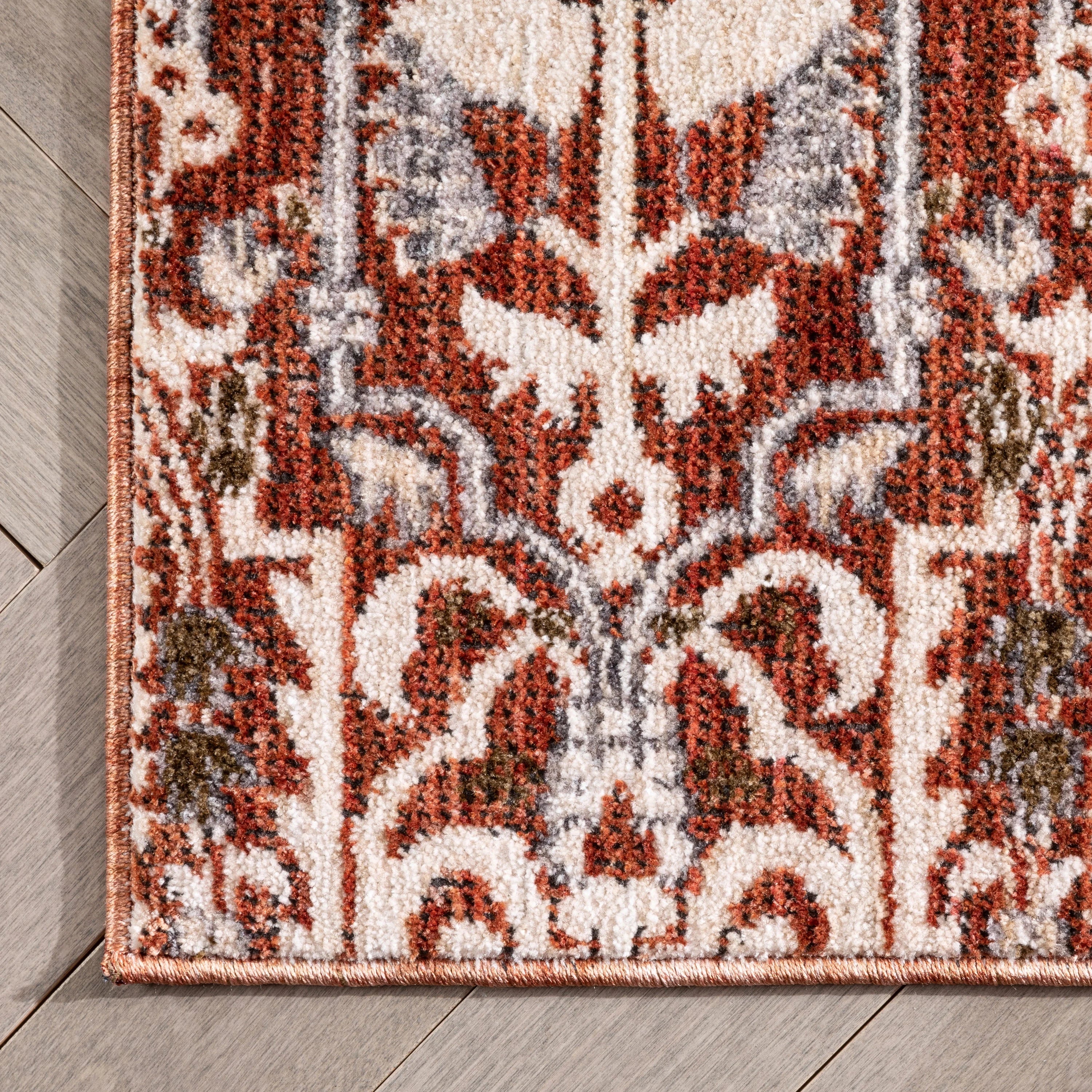 Rust Red Vintage Persian Runner Rug 3x10 M250