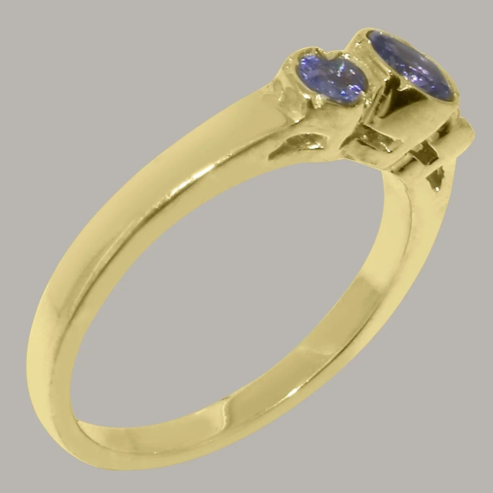 18k Yellow Gold Tanzanite Womens Ring A79357