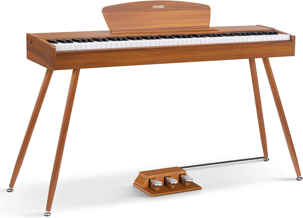 88 Key Weighted Digital Piano with Stand, Triple Pedal and MIDI K682910