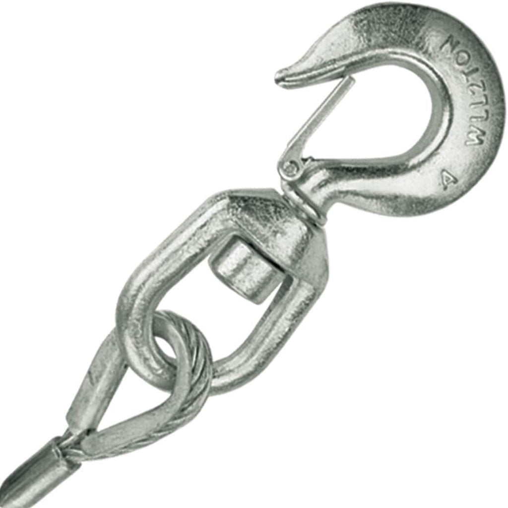 Winch Cable with Swivel Hook, 3/8 Inch x 50 Foot R513465