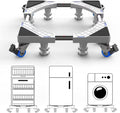 Adjustable Washing Machine Base with 4 Roller Wheels & 4 Feet U446502