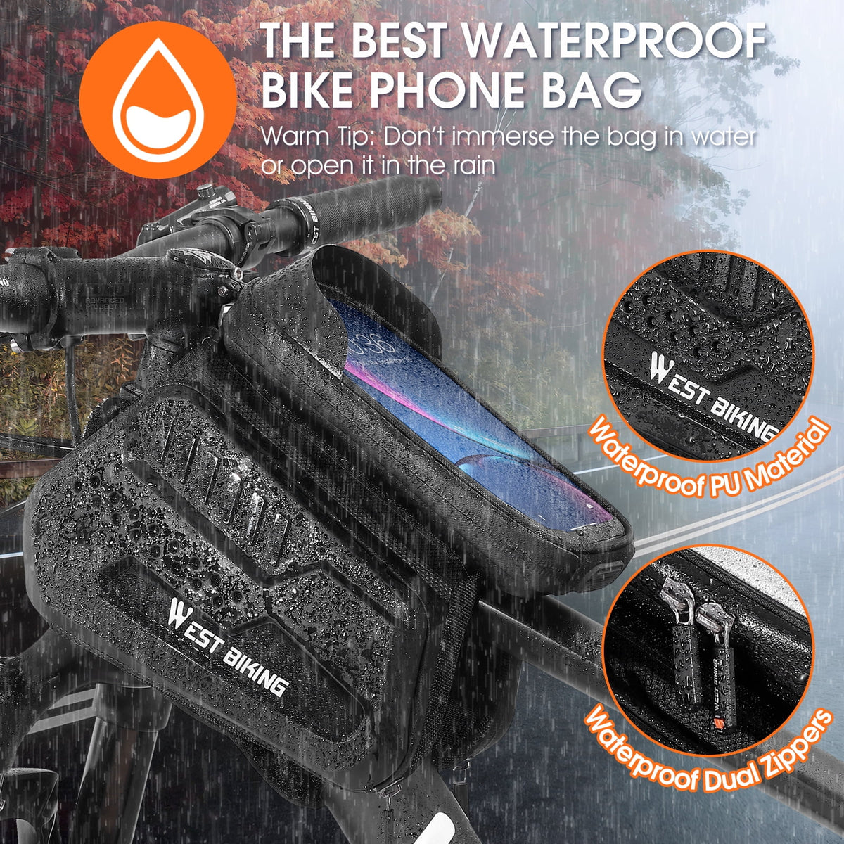 Waterproof Bike Frame Bag N966