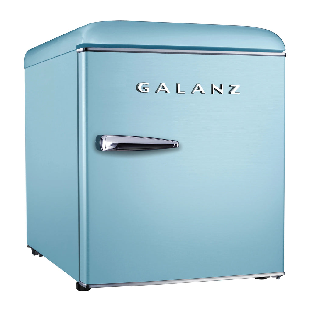 Blue Retro Mini Fridge V788