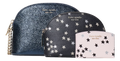 3 Piece Metallic Glitter Crossbody Set A238756