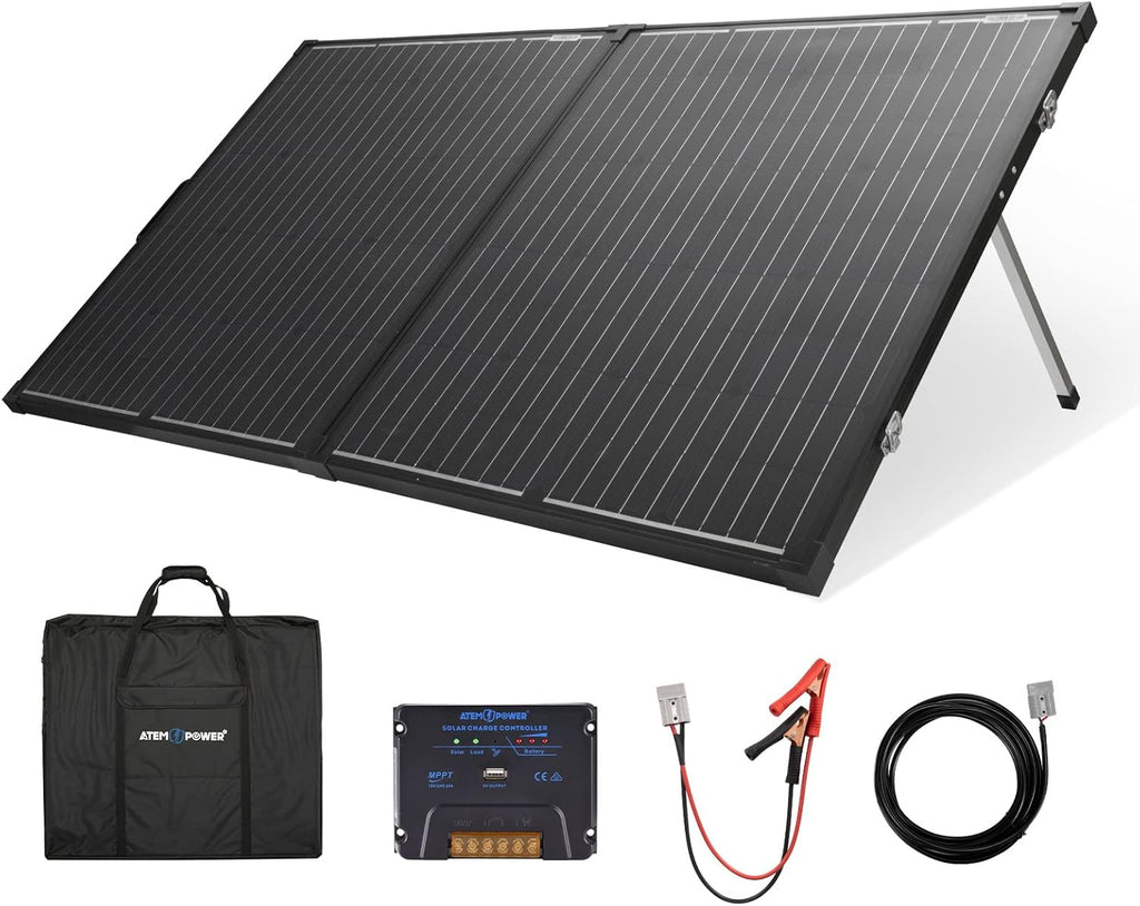 160W Foldable Monocrystalline Solar Panel with 20A MPPT Controller U810