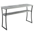 Faux Birch Console Table S136