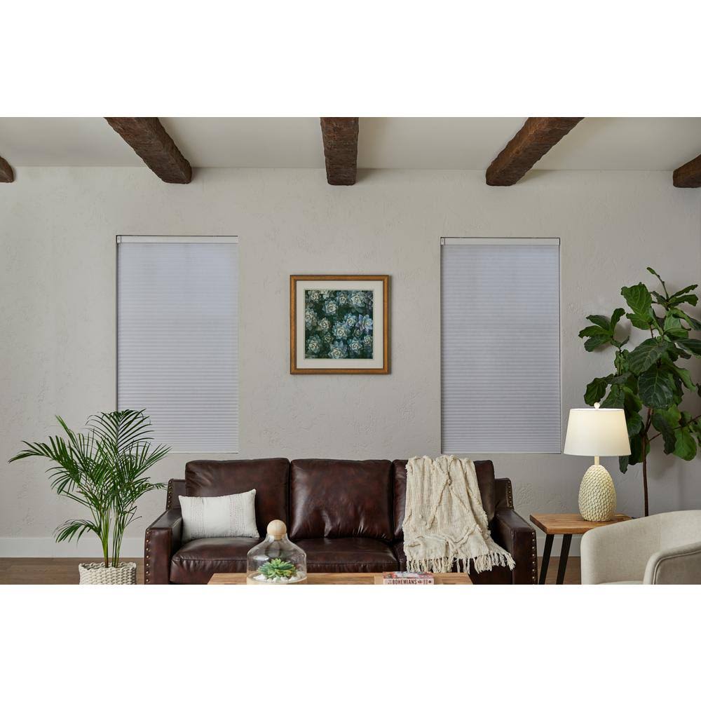 White Cordless Blackout Cellular Shade 39.5 in. W x 72 in. L R7944