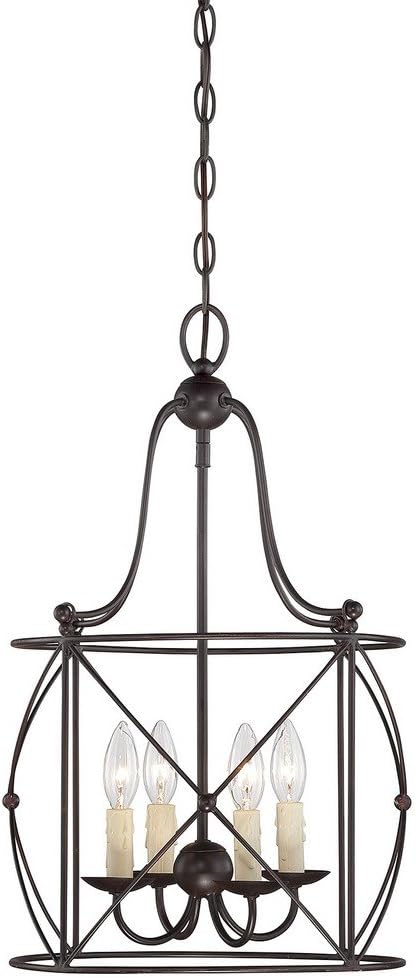 English Bronze 4-Light Foyer Q49997