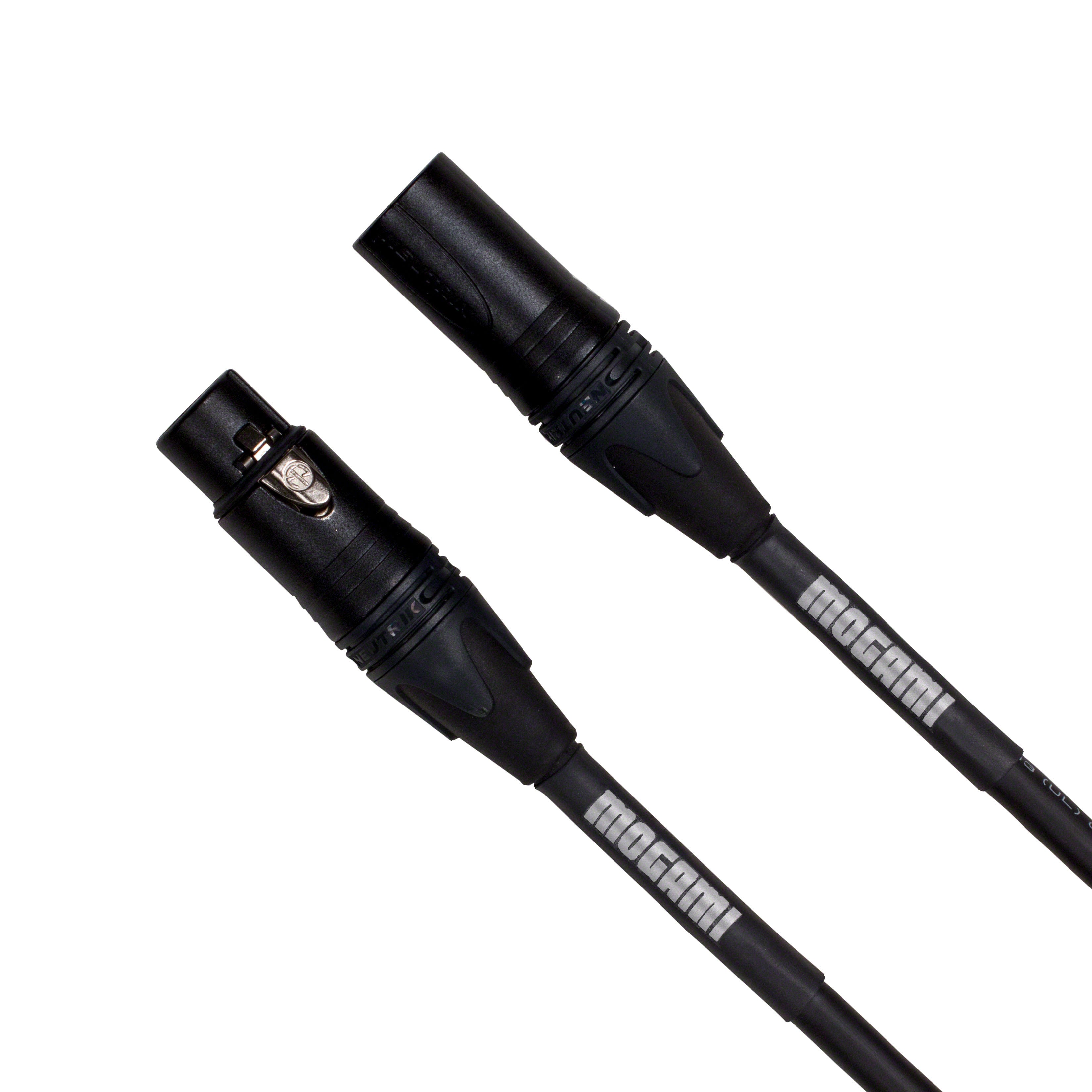 Black 12 ft 3 Pin XLR Microphone Cable V4543