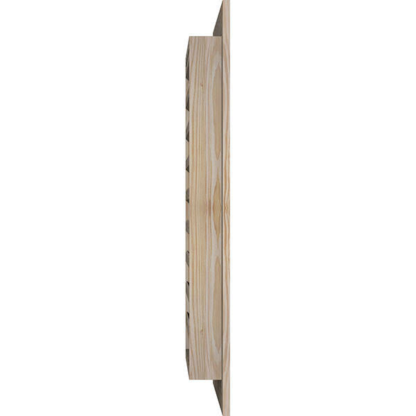 22-in W x 22-in H Vertical Gable Vent Unfinished Smooth Pine G62300
