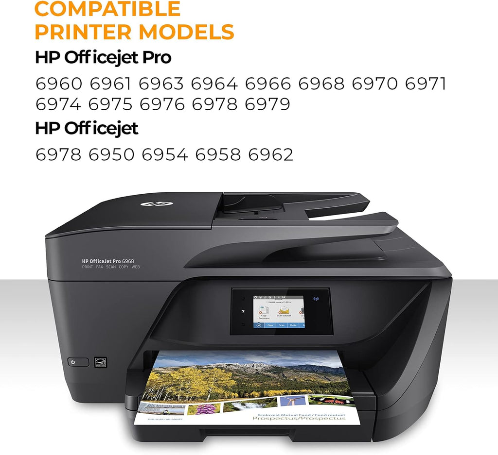902xl Ink Cartridges for HP Officejet Pro Printers 5Pack E915