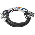 6 Channel XLR Colored Snake Cable 10 Feet Pack of 2 R651
