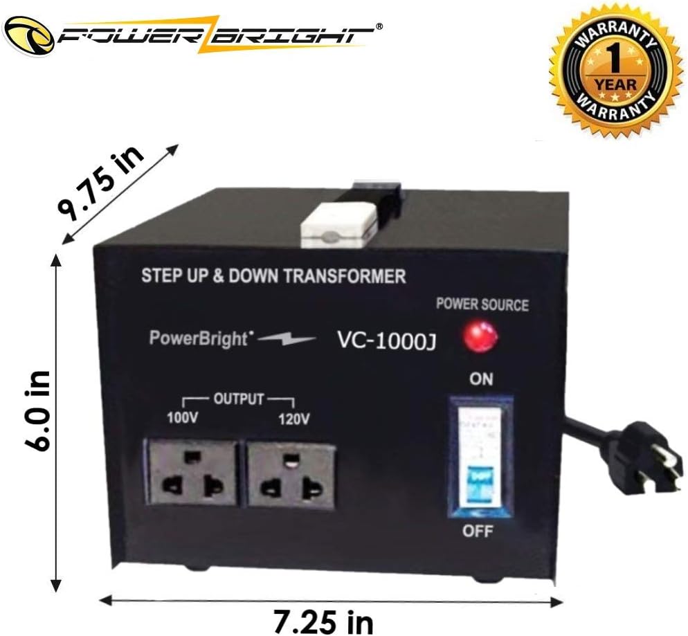 1000W Step Up & Down Japanese Transformer W629329