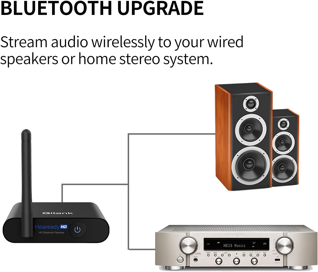 Bluetooth 5.0 Wireless Audio Adapter with aptX HD W217