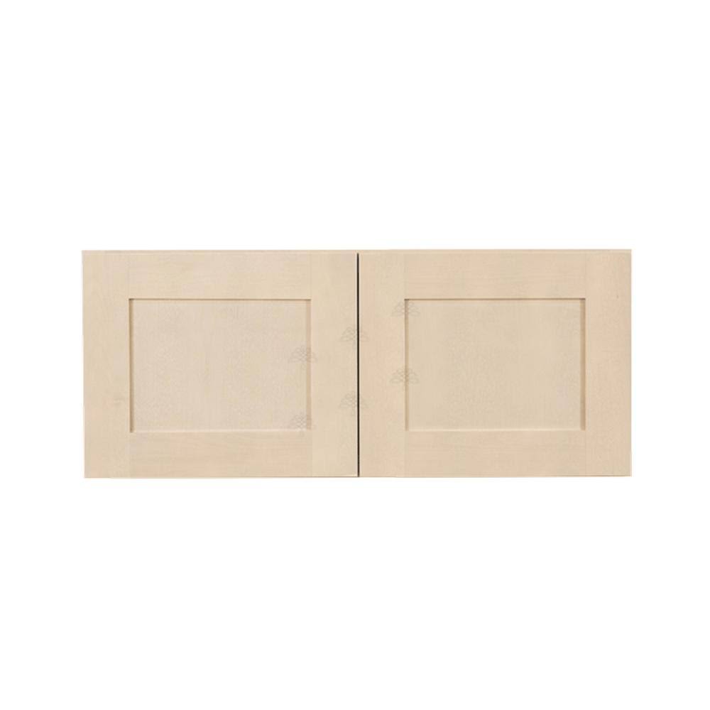 Stone Wash 36 in. x 15 in. x 12 in. Wall Cabinet with 2-Doors E90672