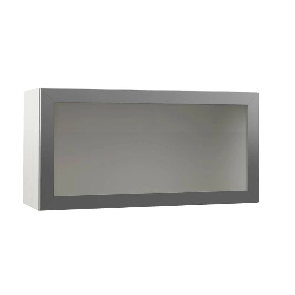 Glacier 36 in. x 18 in. x 12 in. Glass Wall Kitchen Cabinet D990