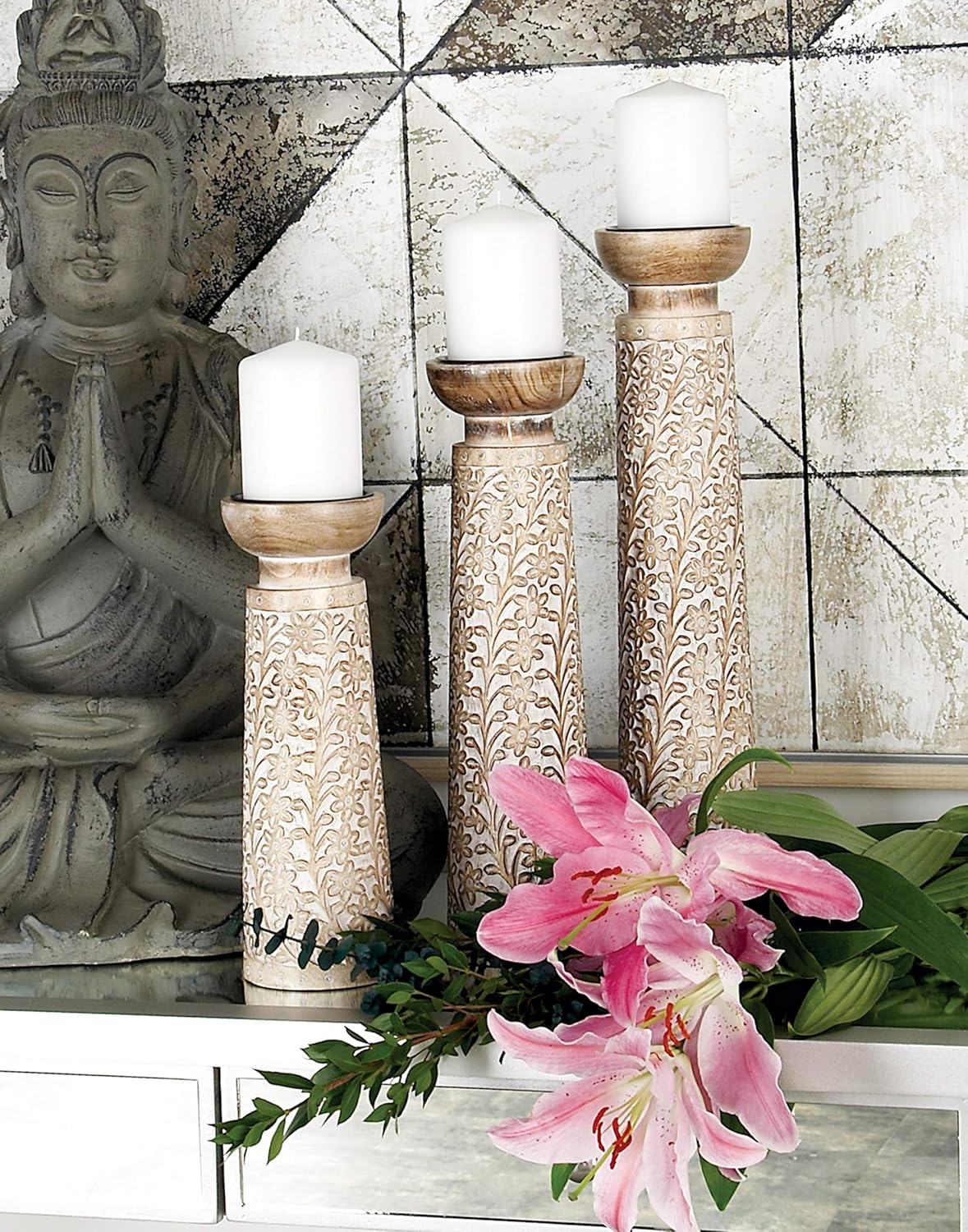 Brown Candle Holder M38582